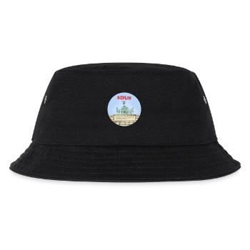 Deutsche Stadt Berlin - Kinder Bucket Hat - Schwarz - Vorne