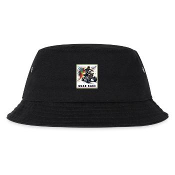 Quad Race – Speed Explosion - Kinder Bucket Hat - Schwarz - Vorne