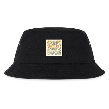 Die schönsten Dinge - Kinder Bucket Hat - Schwarz - Vorne