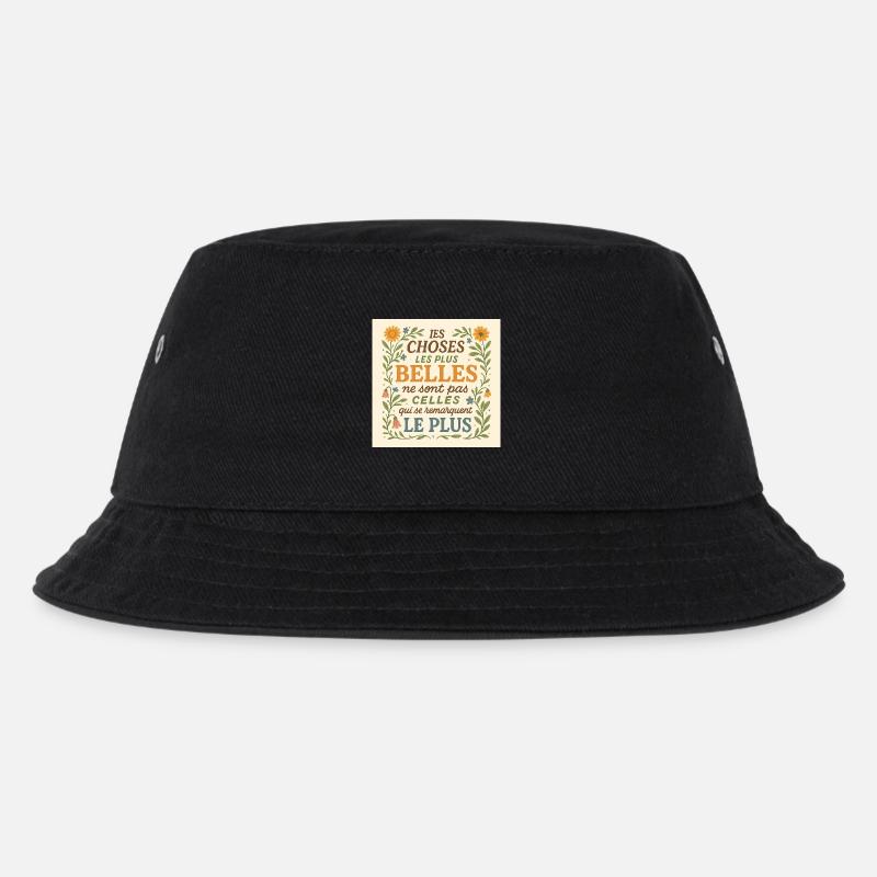 Die schönsten Dinge - Kinder Bucket Hat - Schwarz