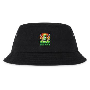 Stop Atom – Radioaktiver - Kinder Bucket Hat - Schwarz - Vorne