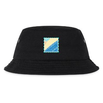 SCHWIMMBAD SOMMER URLAUB SONNE - Kinder Bucket Hat - Schwarz - Vorne