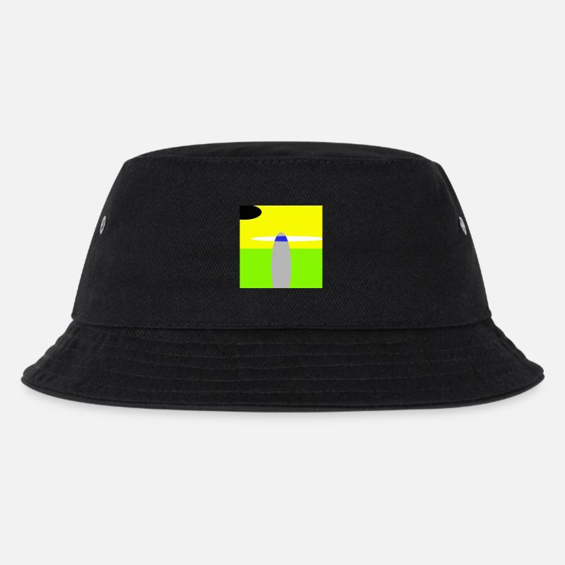 Weltraum-Landschaft - Kinder Bucket Hat - Schwarz