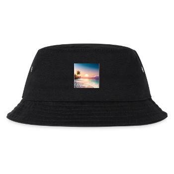 Montego Bay Sonnenuntergang Jamaica Traumparadies - Kinder Bucket Hat - Schwarz - Vorne