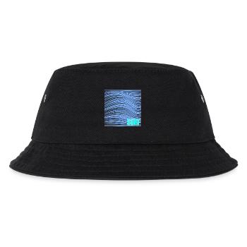 Surfen Welle Linie Wellenreiten - Kinder Bucket Hat - Schwarz - Vorne