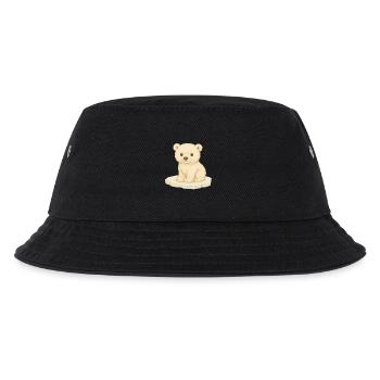Nordische Arktis - Eisbär - Kinder Bucket Hat - Schwarz - Vorne