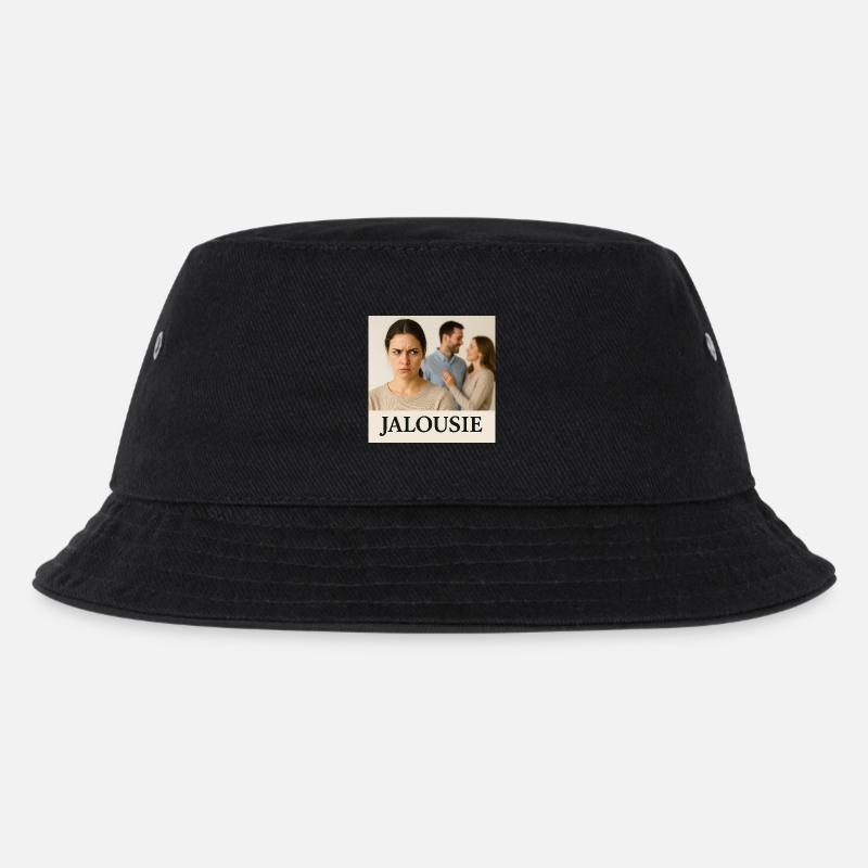 Jalousie - Kinder Bucket Hat - Schwarz