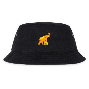 Elephant Yoga Blobs Speckle Yoga Inde Holi om - Bob Enfant - noir - Devant