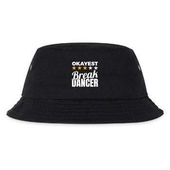 Durchschnittlicher B Boy - Kinder Bucket Hat - Schwarz - Vorne
