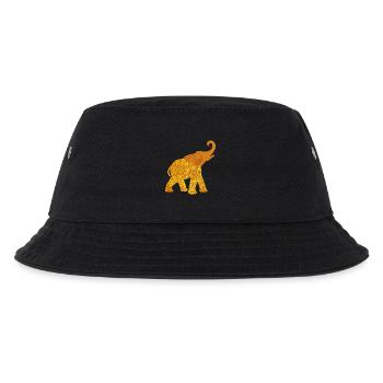 Yoga Mandala Meditation Indien Elefant om Namaste - Kinder Bucket Hat - Schwarz - Vorne