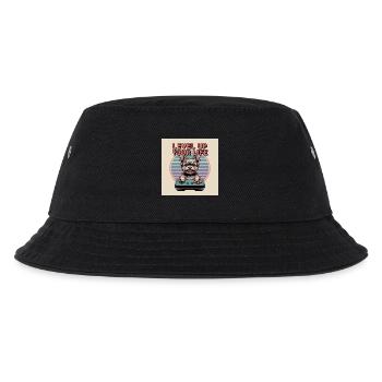 Niedlicher Retro-Gamer-Hund - Kinder Bucket Hat - Schwarz - Vorne