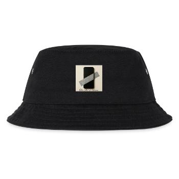 Silent Mobile Kunstdruck - Kinder Bucket Hat - Schwarz - Vorne