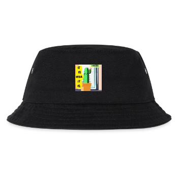 It Is What It Is. I Guess. – Moody Cactus Edition - Kids’ Bucket Hat - black - Front