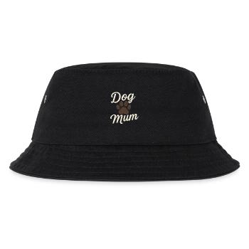 Dog mum - Kinder Bucket Hat - Schwarz - Vorne