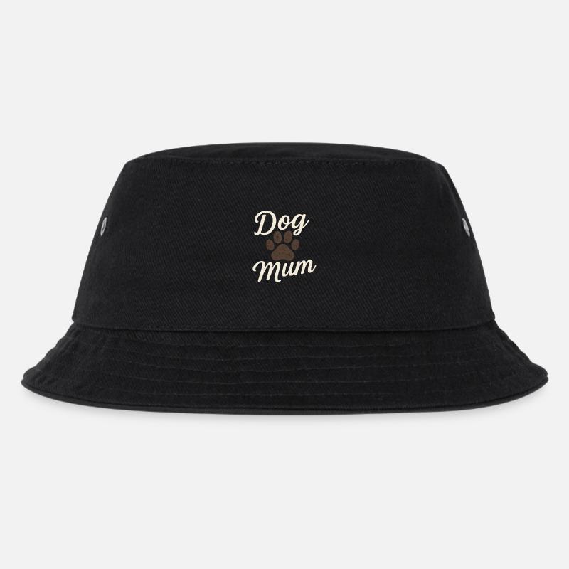 Dog mum - Kinder Bucket Hat - Schwarz