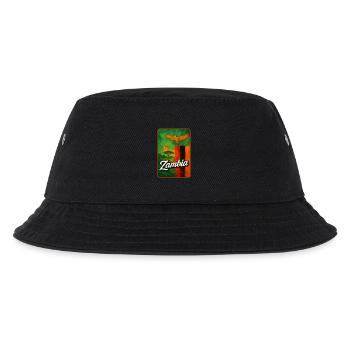 Sambia – Adler über Afrikas Weiten - Kinder Bucket Hat - Schwarz - Vorne