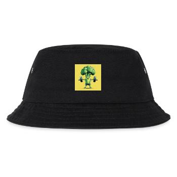 Healthy broccoli powerhouse - Kids’ Bucket Hat - black - Front