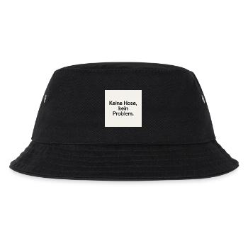 JensJensen - Kinder Bucket Hat - Schwarz - Vorne