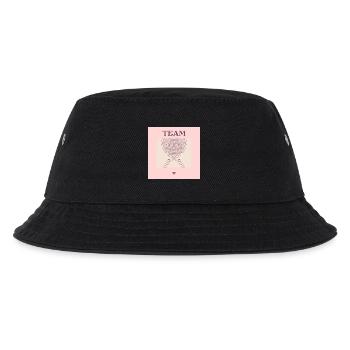 TEAM TENNIS HERZ - Kinder Bucket Hat - Schwarz - Vorne