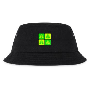 Retro Diving Fins Design - Kids’ Bucket Hat - black - Front
