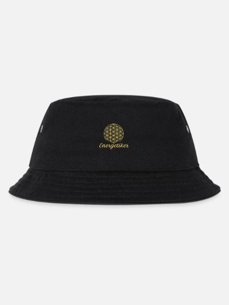Blume des Lebens - Energetik - Kinder Bucket Hat - Schwarz