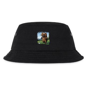 Golfeur Marmotte - Bob Enfant - noir - Devant