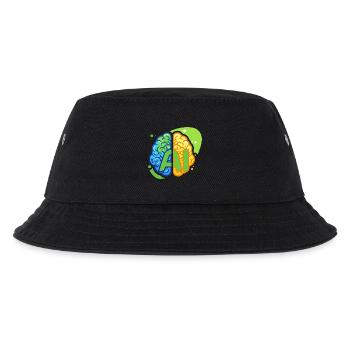 KI-Logo - Kinder Bucket Hat - Schwarz - Vorne