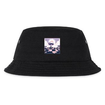 Dreamscape Pilz-Wunderland - Kinder Bucket Hat - Schwarz - Vorne