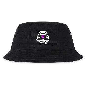 Hochzeitsauto Hochzeit Symbol Verliebt - Kinder Bucket Hat - Schwarz - Vorne