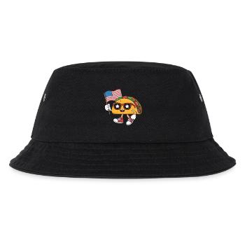 Patriotic Kawaii Taco Independence Day 4th of - Kinder Bucket Hat - Schwarz - Vorne