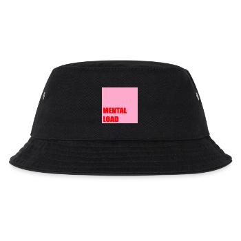 FAMILY STRESS MENTAL LOAD - Kids’ Bucket Hat - black - Front