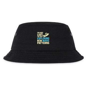 Jetski-Fahrer-Abenteuer-Ozean-Humor - Kinder Bucket Hat - Schwarz - Vorne