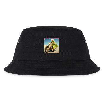 Mamie à moto dans le sable du désert Joie de vivre Age - Bob Enfant - noir - Devant