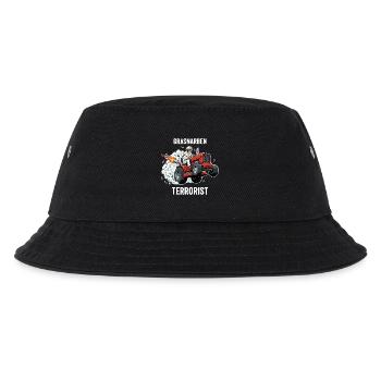 Grasnarben-Terrorist - Kinder Bucket Hat - Schwarz - Vorne