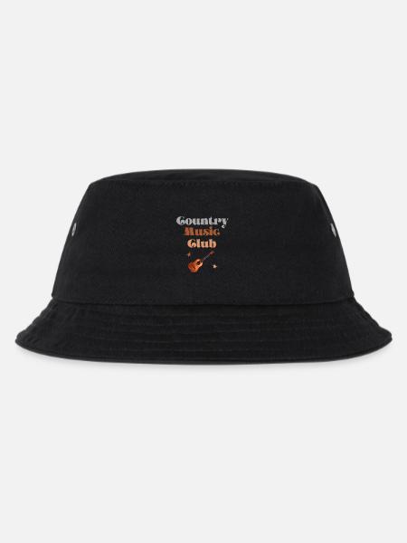 Country Music Club Gitarre - Kinder Bucket Hat - Schwarz
