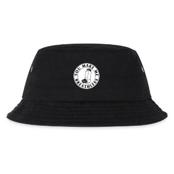 Du machst mich sprachlos – Asthma Flirt & Nerd - Kinder Bucket Hat - Schwarz - Vorne