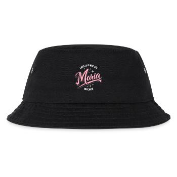Lass das mal die Maria machen - Namenstag - Kinder Bucket Hat - Schwarz - Vorne