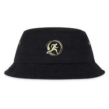 Running Jogging Marathon Silhouette - Kids’ Bucket Hat - black - Front