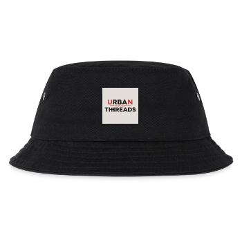 Urban Threads Logo Print - Kids’ Bucket Hat - black - Front