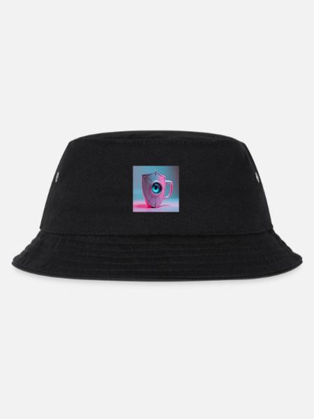 Römischer Hitzeschild - Kinder Bucket Hat - Schwarz