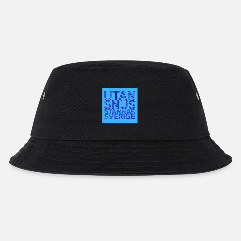 Without snus, Sweden will stop - Kids’ Bucket Hat - black