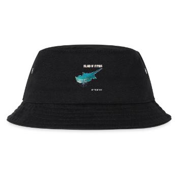 Zypern Umriss Kompassdesign - Kinder Bucket Hat - Schwarz - Vorne