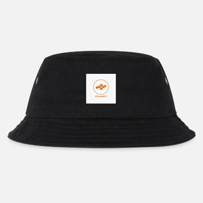 TeamBTC Blockchain Cubes - Kinder Bucket Hat - Schwarz