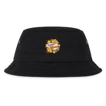 Super Mama Comic Explosion - Kinder Bucket Hat - Schwarz - Vorne