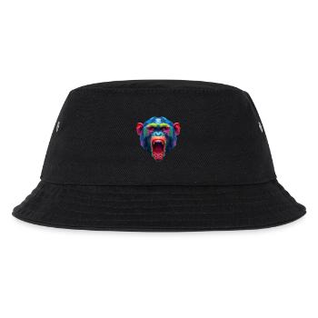 Tête de singe polygone coloré - Bob Enfant - noir - Devant
