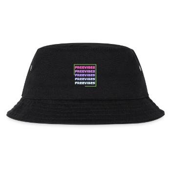 Freie Stimmung - Kinder Bucket Hat - Schwarz - Vorne
