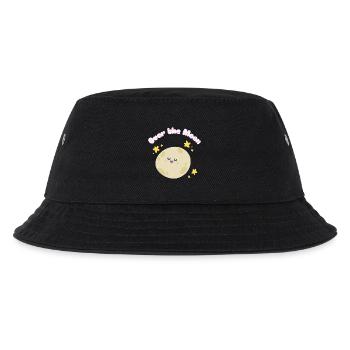 Over_the_Moon Phrases Slang Idiom funny cutedesign - Kids’ Bucket Hat - black - Front