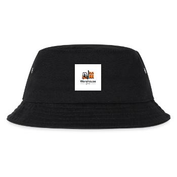 Lager Logo Gabelstapler - Kinder Bucket Hat - Schwarz - Vorne