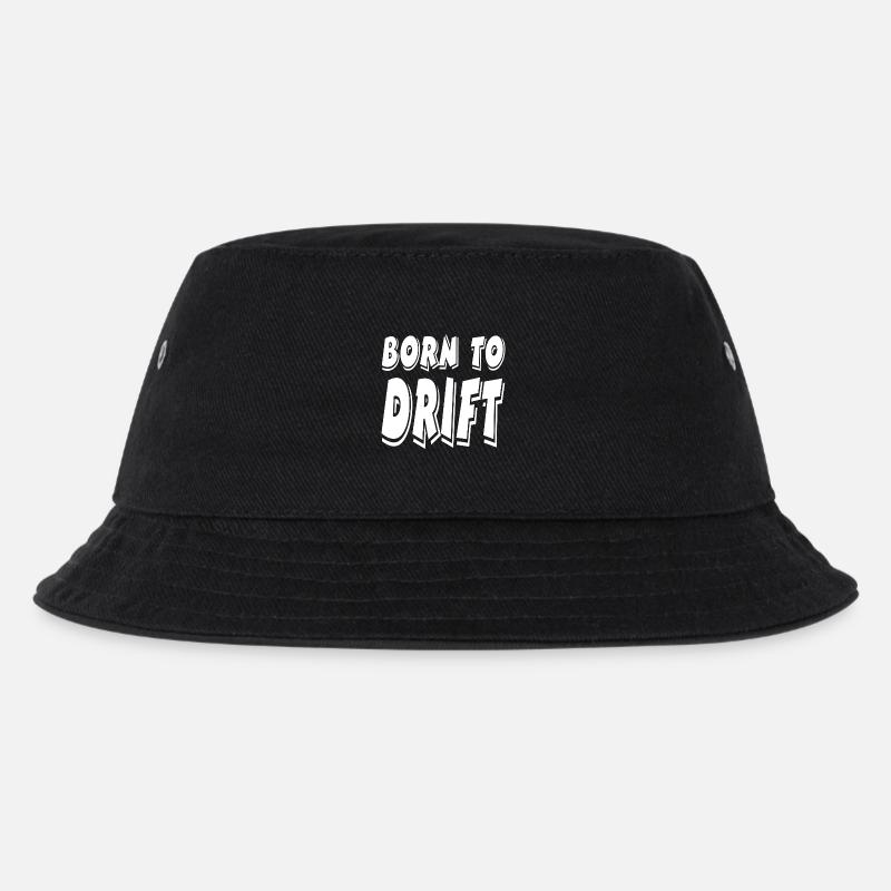 Auto - Kinder Bucket Hat - Schwarz