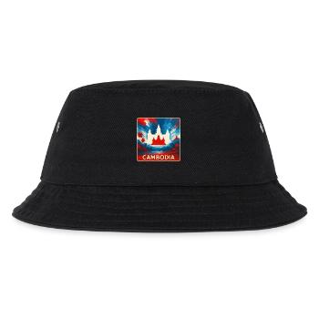 Cambodia – Angkor Wat Design - Kids’ Bucket Hat - black - Front
